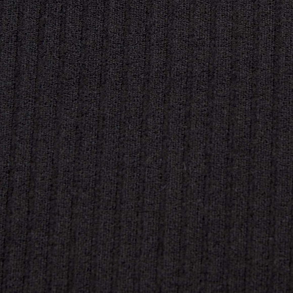 Lululemon Ribbed Nulu Scoop-Back Long-Sleeve Dress (Size 6) in Black - Picture 5 of 7